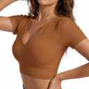 Hybrid & Company Women's Support Sports Bra (Brown, S)