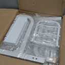 Over The Sink Dish Drying Rack, Adjustable (25.5 to 36.5 inch) 2 Tier Metal Steel Dish Drying Racks for Kitchen Counter with Hooks Paper Towel Utensil Cup Holder Sink Caddy (White)