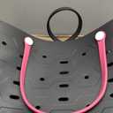 PoVwlty Rubber Beach Bag for Men & Women, Water-resistant Travel Tote Bag for the Beach Boat Pool