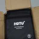 Alcohol Markers Brush Tip and Fine Tip 50 Colors Dual Tips Art Marker Set with Coloring Cards, Bleed-prevention Pad, Alcohol-based Markers for Adult Coloring Book, Illustration, Design