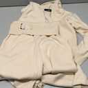 LILLUSORY Women's 2 Piece Knit Sets Slim Fit Zip Up Hooded Flare Leg Pants Set Sweatsuit Small