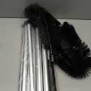 13 FT Gutter Cleaning Tool, Roof Gutter Brush, Clear Leaves from Roof Gutters Without a Ladder, Includes 2 Cleaning Brushes & Black