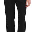 Idtswch  Long Inseam Mens Tall Sweatpants Open Bottom Joggers Athletic Yoga Pants with Pockets (Medium, Black)