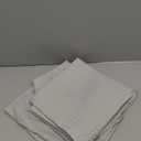 WARMDERN Waffle Weave Pillowcases Queen Size 2 Pack Pillow Cases Soft Microfiber Pillow Case Covers Set of 2 Boho Woven Textured Pillowcase with Envelope Closure(Light Grey, Queen, 20x30 Inches)