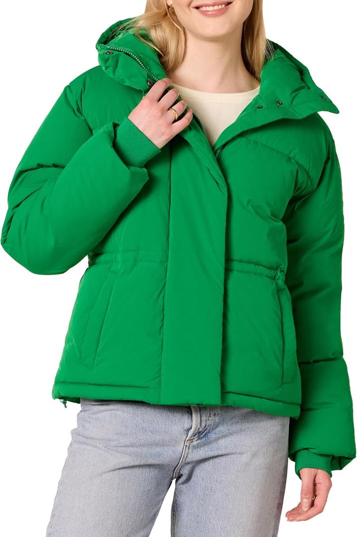 Amazon Essentials Women's Short Waisted Puffer Jacket, Size XXL