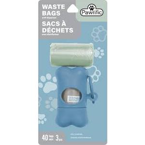 Pawrific Waste Bags With Dispenser 40 Count Pawrific Waste Bags With Dispenser 40 Count