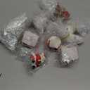 Glasseam Christmas Votive Candle Holders: Glass Tealight Candle Holder Set of 6 with Red Berry and Snow Pinecone Decorative Candle Holders for Table Centerpiece Party Christmas Decor Advent Gifts