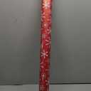 American Greetings Jumbo Reversible Christmas Wrapping Paper Roll, Red and White Holiday Gift Wrap (175 sq. ft., 1 Extra Large Roll-30 in. x 70 ft.) Stripes and Snowflakes
