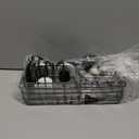 TAILI Shower Caddy Suction Cup, 3 Pack Shelves for Inside with Hooks & Soap holder Toothbrush Cups, Removable Bathroom Organizer, Rustproof Black Holder Storage-Black