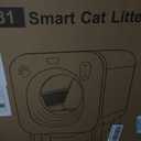 Self Cleaning Litter Box, Extra Large Automatic Cat Litter Box Self Cleaning for Multiple Cats, App Control, Safety Protection, Ultra-Quiet,Includes Trash Bags,White