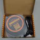 Coffee Mug Warmer, Cup Warmer for Desk with Auto Shut Off Smart Temperature Settings, Electric Beverage Tea Water Milk Heater for All Cups and Mugs, Heating Plate Candle Wax Warmer (Dark Black)