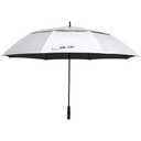 Fulynmen 72 Inch Large UV Umbrellas For Sun Protection UPF50+ Sun Golf Umbrella UV Protection Cooling Windproof Vented Double Canopy Extra Huge Big Size (Silver-Black)