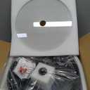 Outdoor Flush Mount Ceiling Light - 12.5in Motion Sensor Porch Light, 2-Light E26 Socket, Durable Iron & Clear Glass, Light Fixtures for Porch, Driveway, Covered Patio, Farmhouse