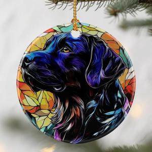 Black Labrador Retriever Ornaments, Dog Christmas Ornaments: Christmas Tree Decorations, Holiday Decor, Stocking Stuffers, Gift Ideas, Xmas Gift, Dog Lover Gifts & Pet Lover Gifts