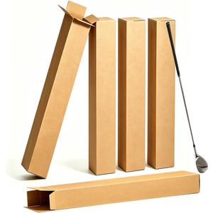 Golf Club Shipping Box,5 Pack,4"L x 4"W x 48"H Corrugated Boxes
