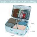 Sowaovut Travel Laptop Backpack, Extra Large High School College Backpacks, Flight Approved Daypack Business Bag Fit 17.3 inch Laptop for Men Women (Light Blue)