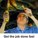 2 x Jetech 15mm Ratchet Wrench, Ratcheting Combination Wrench Metric 10mm Wrench, Industrial Grade Gear Spanner with 12-Point Design, 72-Tooth Ratchet, Chrome Vanadium Steel