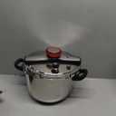 Pressure Cooker 12 QT, Stainess Steel Pressure Canner 12 Quart, Explosion-Proof Cookware, Rotating Lock/Unlock Lid, One-handed lid opening, Thickened Silicone Ring And Anti-scald Handle, Silver