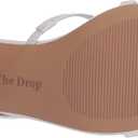 The Drop Women's Amelie Strappy Square Toe Heeled Sandal (10, White)