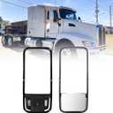 Mirror Glass for Kenworth T660 T600 T370 Defrost Heated Lower Mirror Glass for Kenworth T660 T600 T370 Replacement Driver/Left & Passenger/Right Universal Side