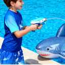 Boys Two Piece Rash Guard Swimsuits Sets Bathing Suits with Trunks 4-12 Years (B1 Blue)