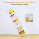 Storage Bins with Lids 6 Pack Clear Stackable Plastic Closet Organizers Containers w/Magnetic Door Box for Wardrobe Bedroom Office Dorm