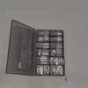 240Pcs Soft Gel Nail Tips, Long Square Clear Full Cover Fake Nails, XXL Acrylic Nail Extensions Kit, Clear Press On Nails Tips for Home DIY & Beginner, 12 Sizes