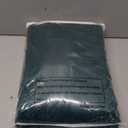 Yakamok Nursery Sunlight Velvet Curtains - Elegant Interior Decoration Large Window Blackout Velvet Drapes for Living Room, 52 x 96 Inches Long, Dark Green, 2 Panels Rod Pocket