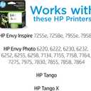HP 64XL Tri-Color High-Yield Ink Cartridge Printers | Works with Printer Series: Envy Inspire 7950e; Envy Photo 6200, 7100, 7800; Tango | Eligible for Instant Ink | N9J91AN