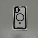 Miracase for iPhone 16 Case 6.1'', Full-Body Bumper Phone case with Built-in Full Glass Screen &Camera Control,No Gap,Compatible with MagSafe,Drop Proof 16 Cover,Black (Magnetic Classic Black)