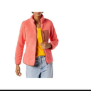 Essentials Women's Sherpa Long-Sleeve Mock Neck Full-Zip Jacket with Woven Trim XXL (Small, 2 Pack)
