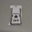 for Samsung Galaxy S22 Ultra Case Military Grade Drop Shock Protection Cell Phone Cover with Slide Camera Cover Built-in 360 Rotate Ring Stand for S22 Ultra 6.8 - White