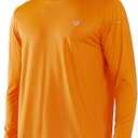 Northyard Men's Athletic Tops Shirts Orange 2XL