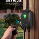 DEWENWILS Wireless Remote Control Outdoor Outlet with 2 Remotes, Electrical Plug-in Light Switch, Weatherproof, 15 AMP Heavy Duty, 100 FT Range, for Lights, Lamp, Fans, ETL Listed