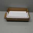 White Floating Shelves for Wall Decor, Wall Mounted Wood Storage Shelf for Bedroom, Living Room, Bathroom, Kitchen, Nursery, Display Picture Ledge Shelf with Lip Set of 2-14 Inches, White (13.6in)