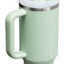Stanley Quencher H2.0 Tumbler with Handle and Straw 40 oz | Flowstate 3-Position Lid | Cup Holder Compatible for Travel | Insulated Stainless Steel Cup | BPA-Free | Matcha Cream