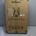 Baboni 3-Flap Pet Door for Wall, Steel Frame and Telescoping Tunnel, Aluminum Lock, Double Flap Dog Door and Cat Door, Strong and Durable (Pets Up to 220 Lb) -X-Large