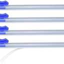 3 Pack,480mm Slide Cutter-4 Pcs Self-Adhesive Two-Way Sliding Cutter, Suitable for 18.5 inches Wide Plastic Wrap, Aluminum foil Paper, Barbecue Paper, Baking Paper, etc. (480 Slide Cutter-4 Pcs)