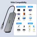 Acer USB C Hub, 5-in-1 USBC to HDMI Adapter with 4K@60Hz, 100W Power Delivery, USB-C 5Gbps & USB-A 3.0 Data Ports, USBC Splitter Docking Station for MacBook Neo/Pro/Air, iPad Pro, iPhone 17 Pro Max