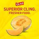 Glad Cling N Seal Plastic Wrap for Food, Airtight Seal, 300 Square Foot Roll (Pack of 4)