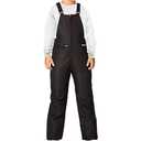 Arctix Kids Insulated Snow Bib Overalls, Black, Small