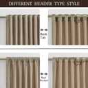 100% Full Blackout Champagne Beige Velvet Curtains 108 inch Long for Living Room,Set of 2 Liner Rod Pocket Back Tab Thermal Window Curtains Room Darkening Heavy Decorative Curtains Drapes for Bedroom
