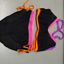 BMJL Womens Bikini Sets Color Block Swimsuits Supportive Wide Strap Two Piece Bathing Suit 2026 (Black, M)