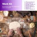 Sourdough Starter Kit, Sourdough Starter Jar Glass, Bread Making Kit, Sourdough kit including 7 tools, Bread Baking Supplies Kit full set for Beginners to Expert