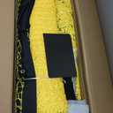 Portable 22ft x 12ft x 8ft Baseball & Softball Batting Cage with Pitching Machine Hole, 3ply 1.25'' Yellow Netting, Secure Steel Poles, 12.7MM Fibreglass Poles, Carry Bag Included