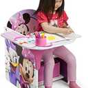 Delta Children Chair Desk With Storage Bin, Disney Minnie Mouse