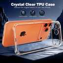 TiMOVO for iPhone 17 Pro Max Clear Case, Shockproof Anti-Scratch Transparent Phone Case with Bumper Protection, Slim Lightweight Cover, Clear