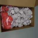 Coume 6000 Pieces Artificial Rose Petal with 72 Pieces LED Tealights Candle Valentines Day Romantic Decorations Rose Petal Heart Candle for Special Night Girlfriend Proposal Wedding (Warm White Light)