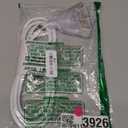 YOJOE 3-Outlets Indoor Outdoor Extension Cord with Lighted End, 3 Prong 13A Weatherproof Power Cord, 16 Gauge Heavy Duty 8 ft White Extension Cord Multiple Outlets, 16/3 SJTW UL Listed