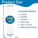 Savener® C-7487 Pool Filter Cartridge, Replaces PA100N, PA100N-4, Unicel C-7487, Filbur FC-1270, Hayward CX870RE, C4020, 17-175-1037, SD-00551, HF7487-04, Zhenx C-7487, 100 Sq. Ft, 4 Pack
